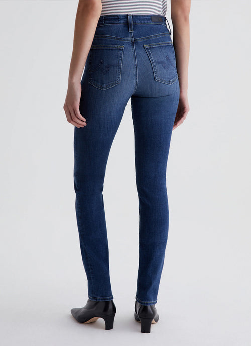 AG Jeans Mari Extended Mid-Rise Slim-Straight Jeans