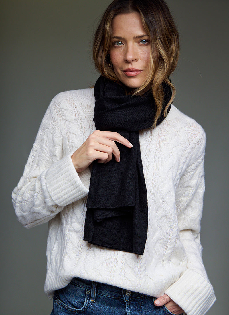 Luxe Pure Cashmere Travel Scarf Andrews Private Label