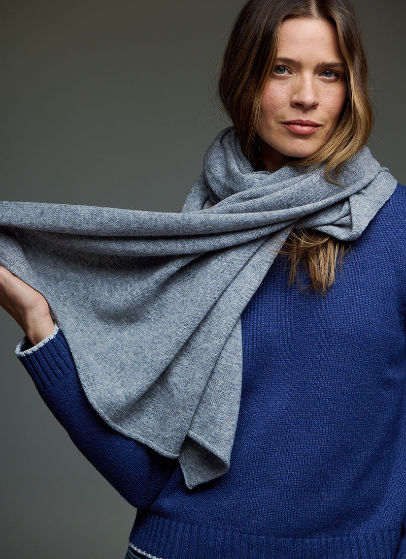 Luxe Pure Cashmere Travel Scarf Andrews Private Label