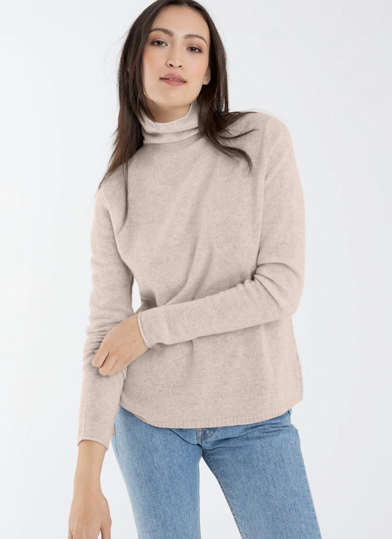 Alashan Cashmere Harper Cashmere Funnel Neck Sweater