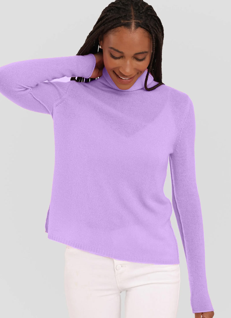 Alashan Cashmere Harper Cashmere Funnel Neck Sweater