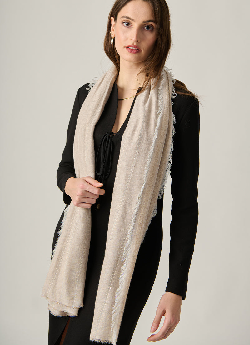 Antonelli Valbella Vertical Stripe Scarf