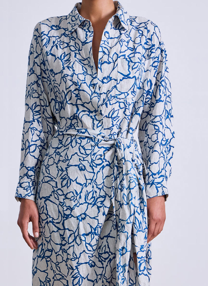 Apiece Apart Alessandra Sarong Shirt Dress