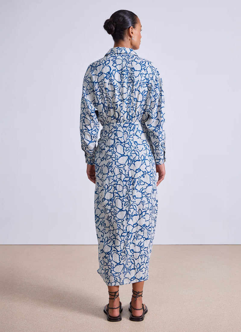 Apiece Apart Alessandra Sarong Shirt Dress