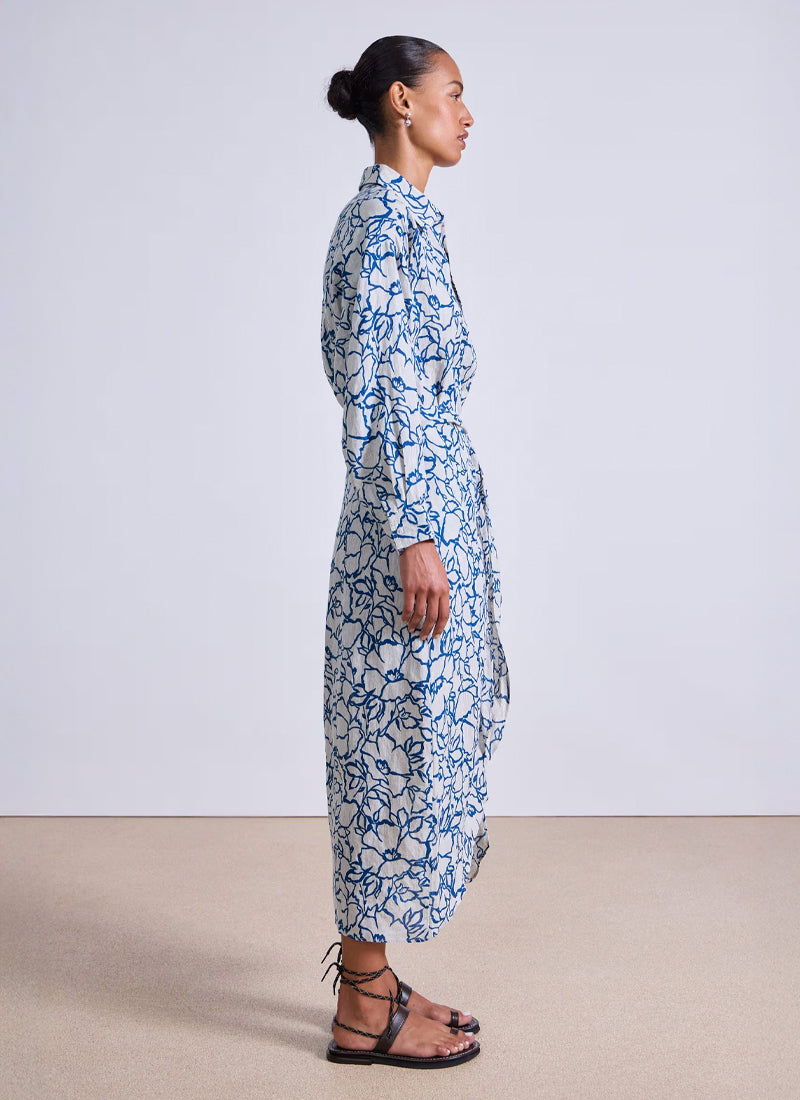 Apiece Apart Alessandra Sarong Shirt Dress