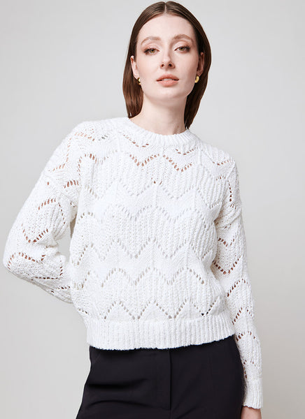 Mix Stitch Cashmere Sweater by Autumn Cashmere Andrews