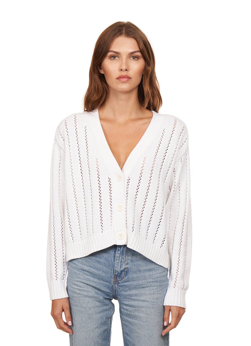 Autumn Cashmere Cropped V Neck Cardigan