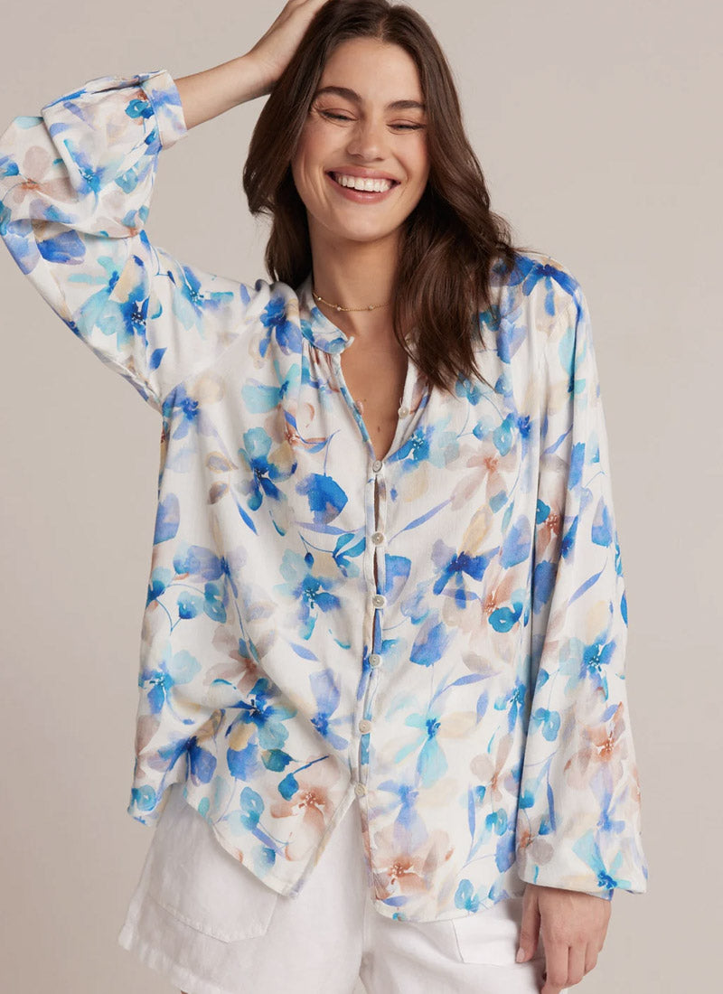 Button Loop Floral Shirt by Bella Dahl Andrews