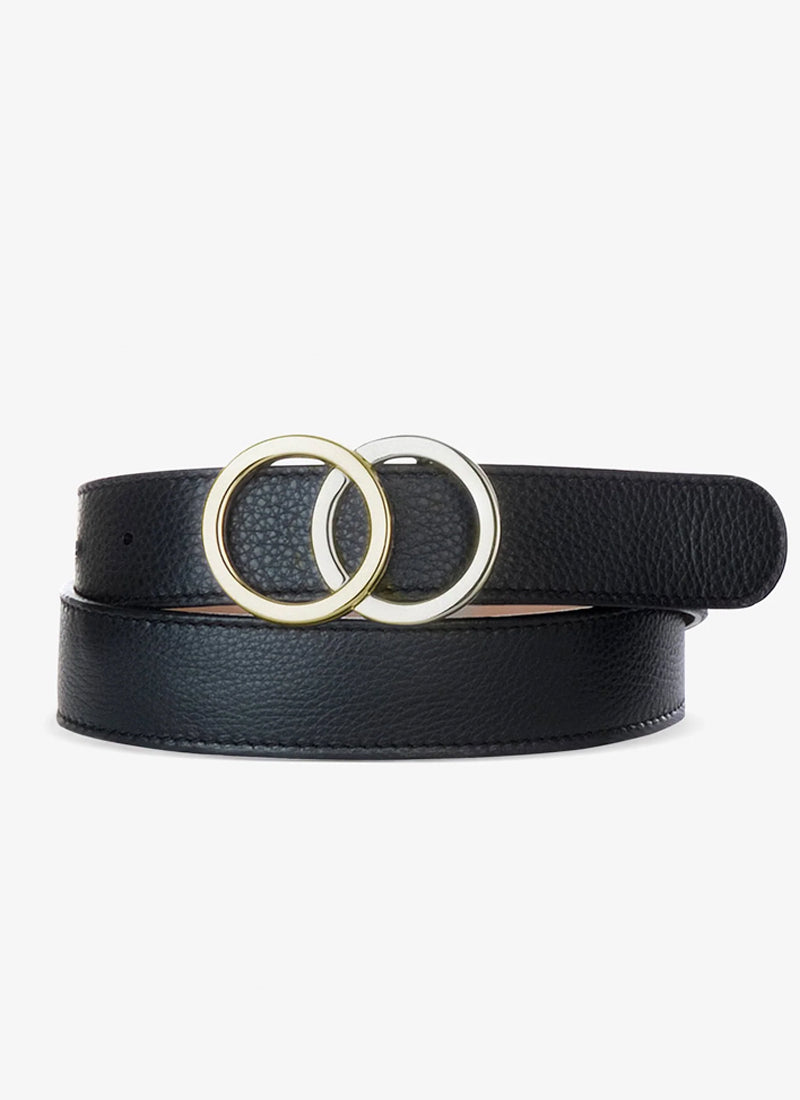 Brave Leather Otir Pebbled Leather Belt