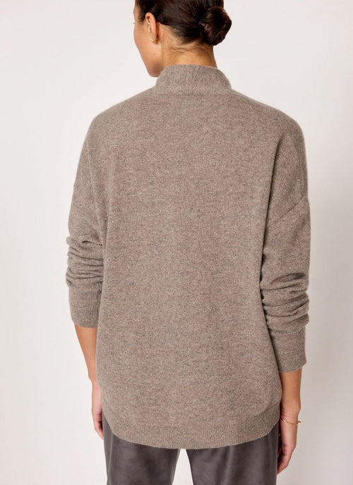 Brochu Walker The Siena Wrap Neck Pullover