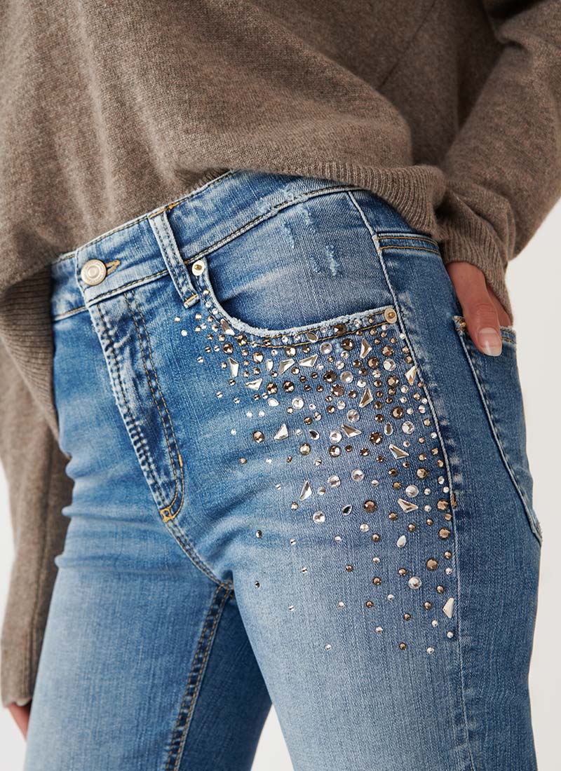 Fabienne Crystal Flare Jean