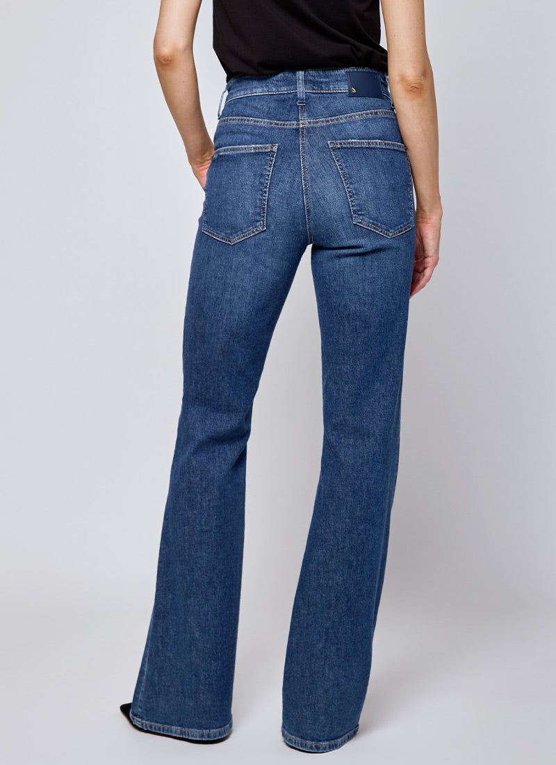 Cambio Fabienne Hemp Flared Jean