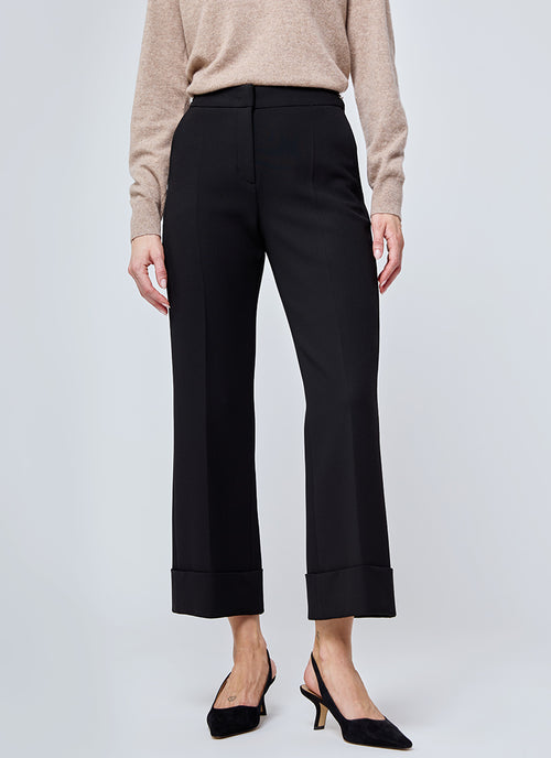 Cambio France Cropped Cuff Trouser