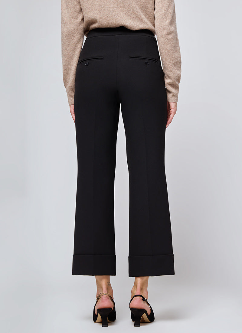 Cambio France Cropped Cuff Trouser