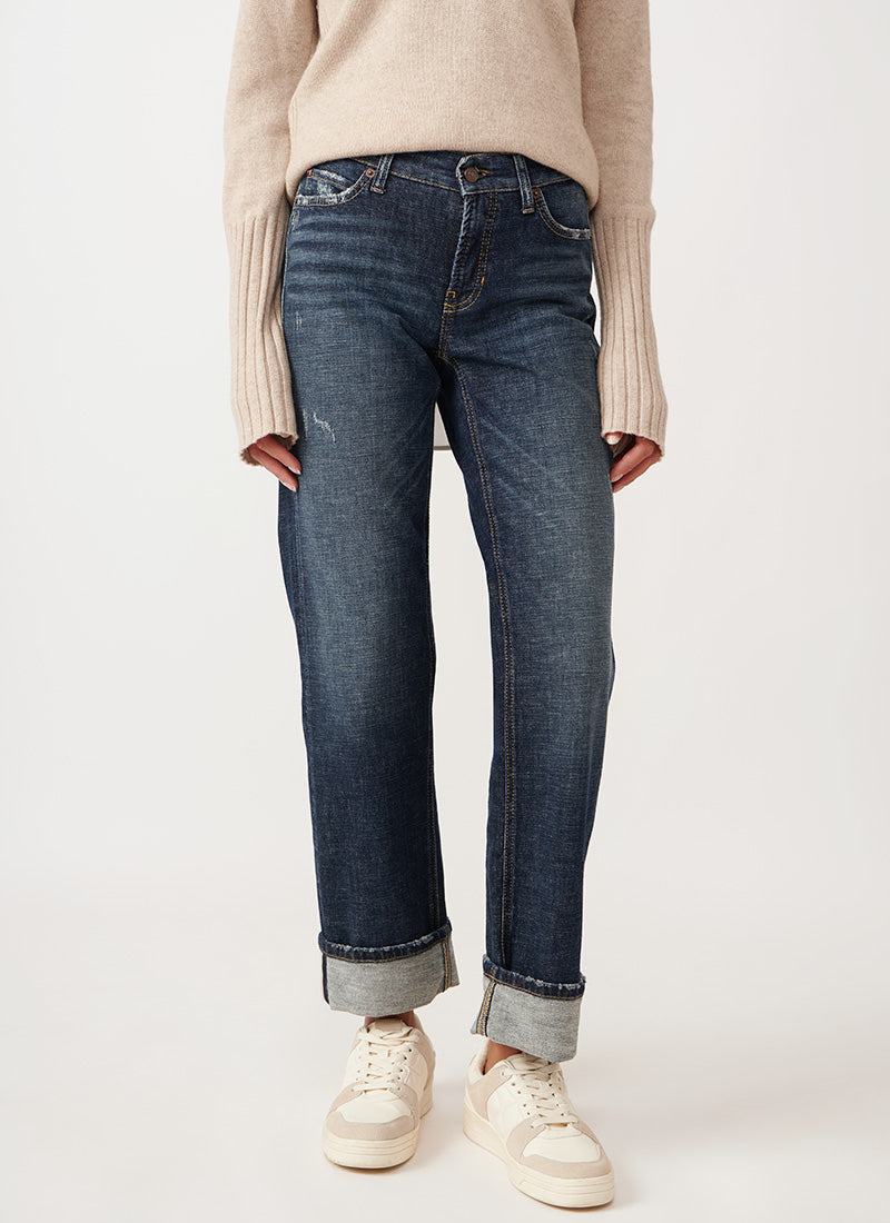 Cambio Paris Straight-Leg Cropped Jean