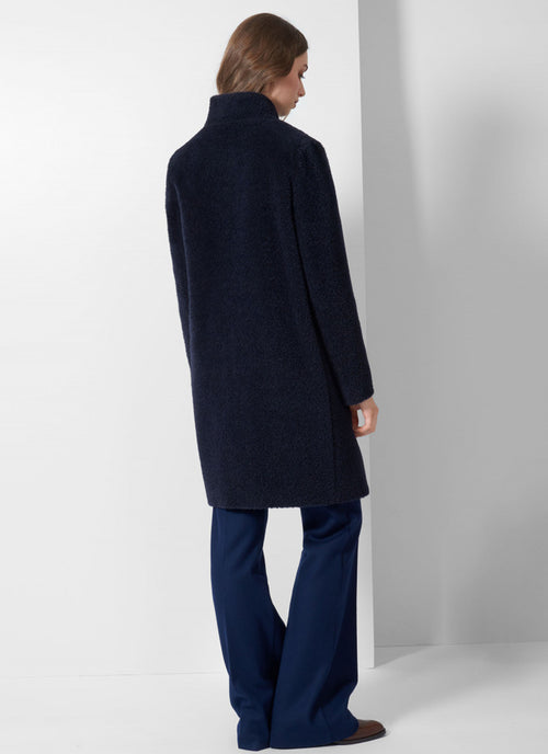 Cinzia Rocca Alpaca Double-Breasted Coat