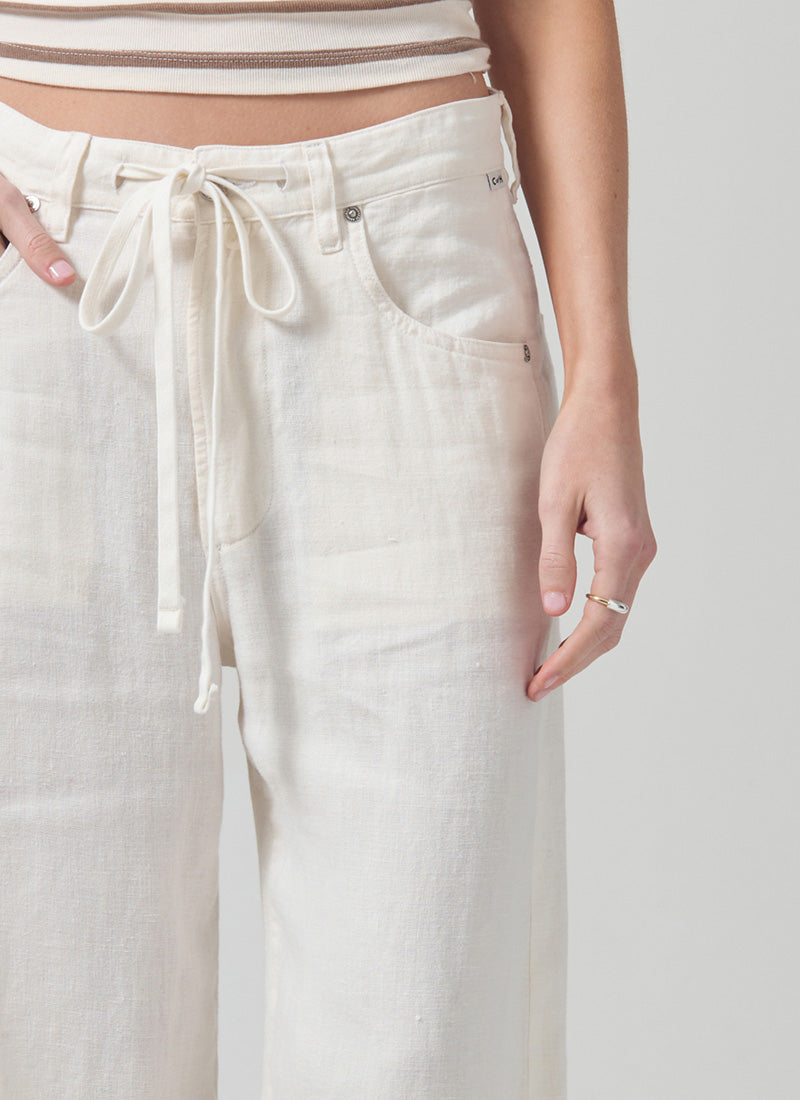 Citizens of Humanity Brynn Drawstring Linen Trouser