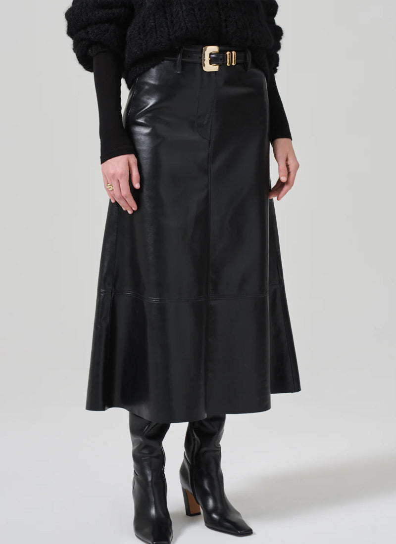 Citizens of Humanity Cassia Leather Skirt