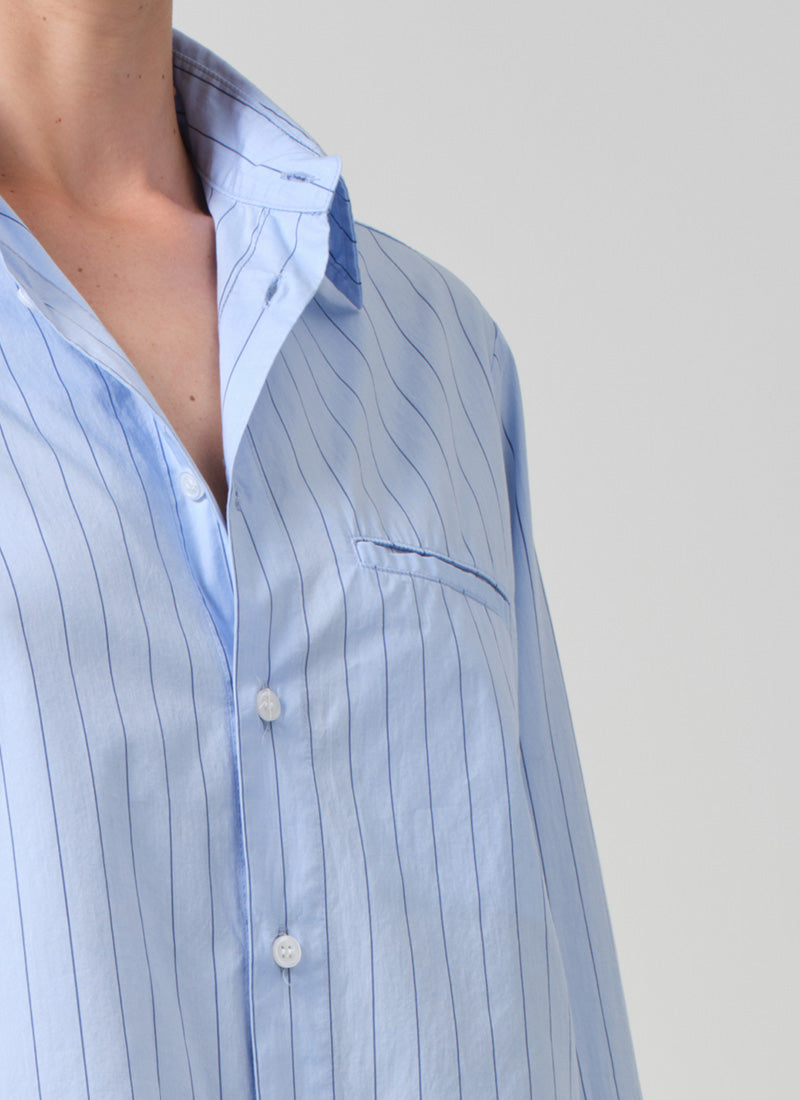 Fino Cropped Shirt in Ellis Stripe