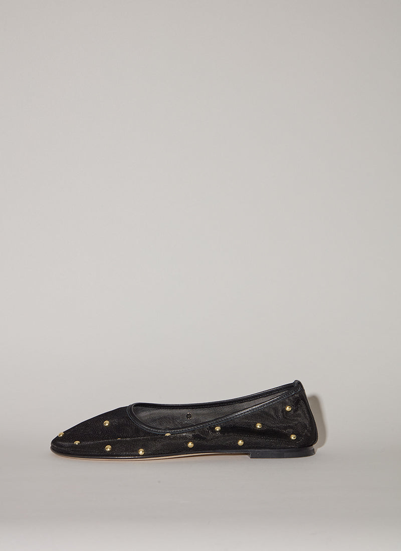 Balla Mesh Flat with studs Dear Frances Andrews