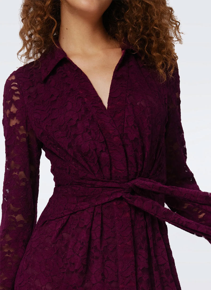 DVF Regent Lace Midi Dress