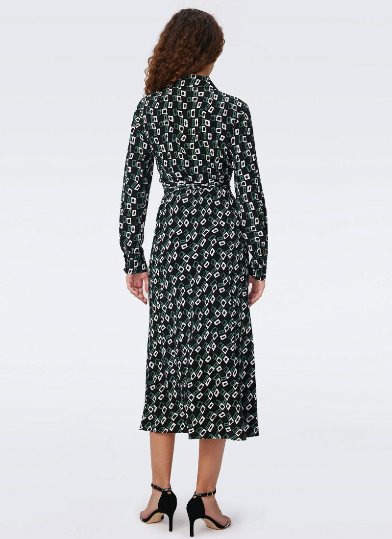 DVF Tori Chain Spots Dress