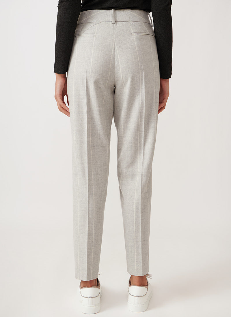 Pinstripe Wool Pant