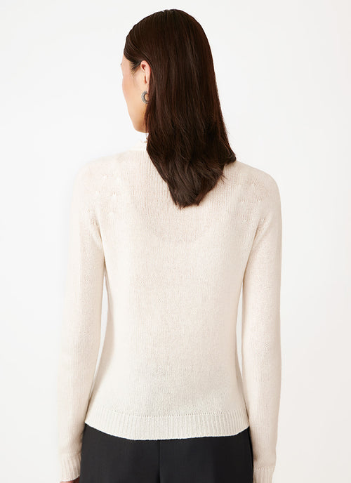 Fabiana Filippi Gauzed Effect Cashmere Crewneck Sweater