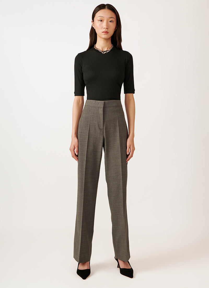 Fabiana Filippi Bi-Stretch Wool Trouser