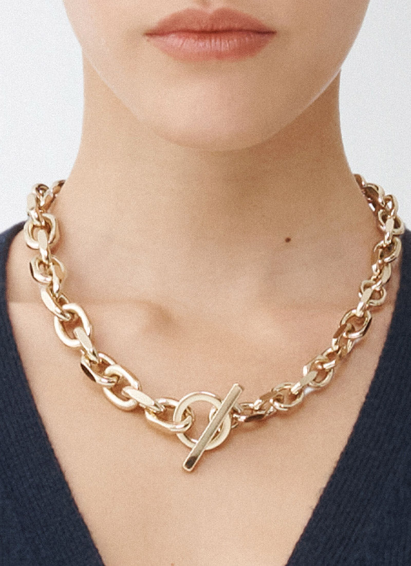 Fabiana Filippi Brass Chain Necklace