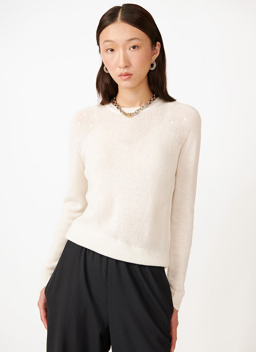 Fabiana Filippi Gauzed Effect Cashmere Crewneck Sweater