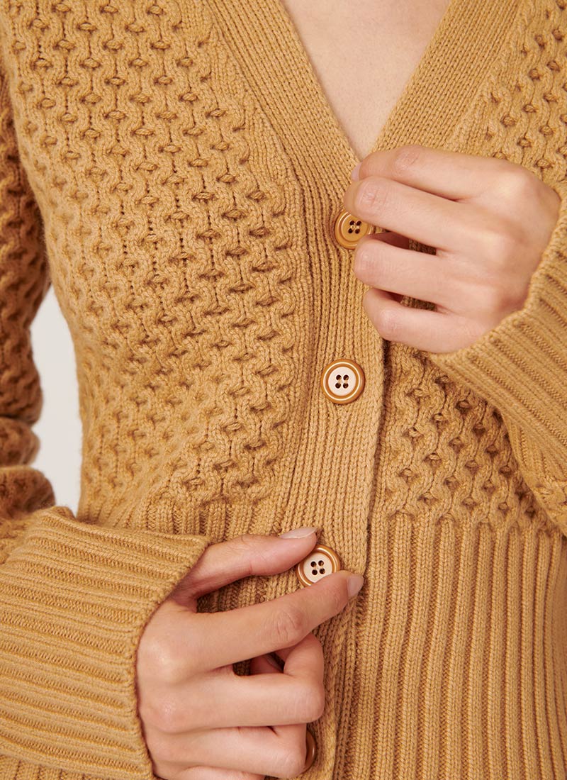 Fabiana Filippi Grid Stitch Cardigan