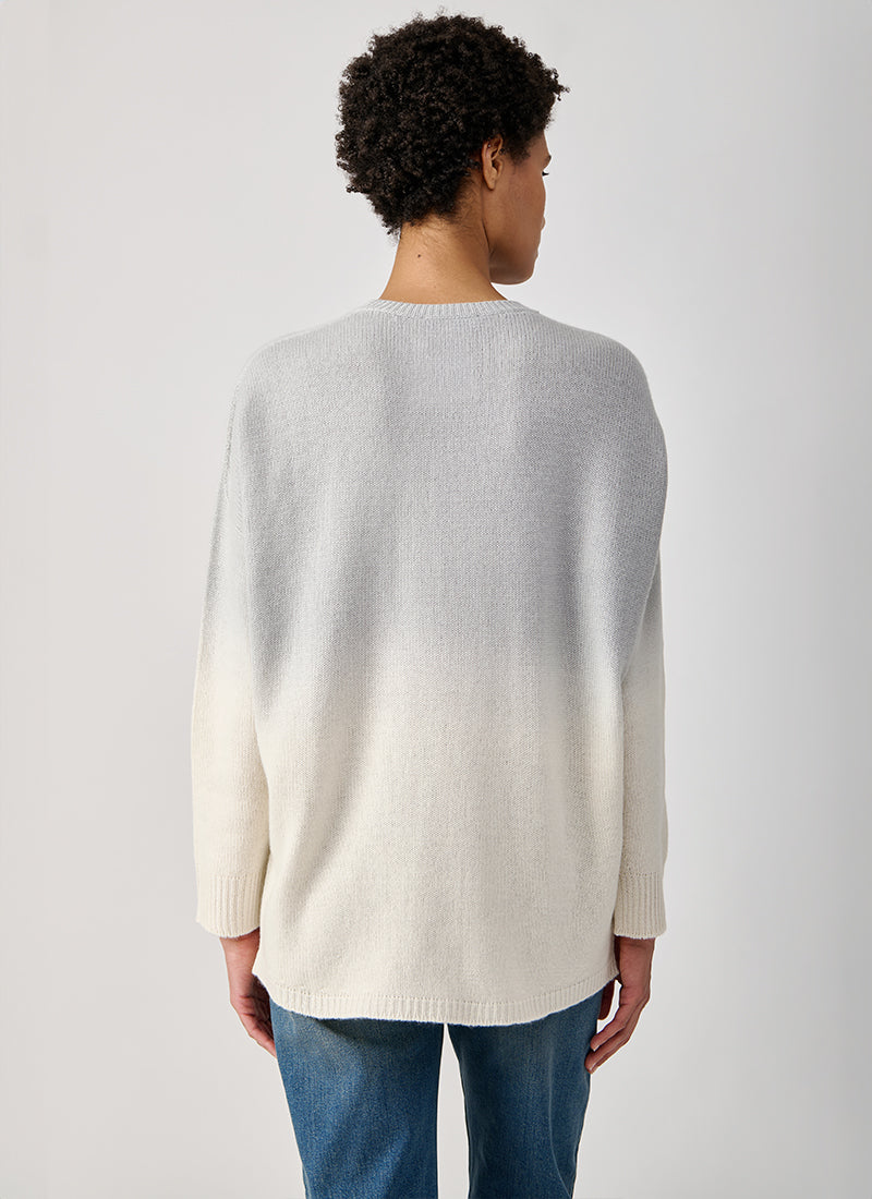 Fabiana Filippi Dip Dyed Oversized Crew Neck Sweater