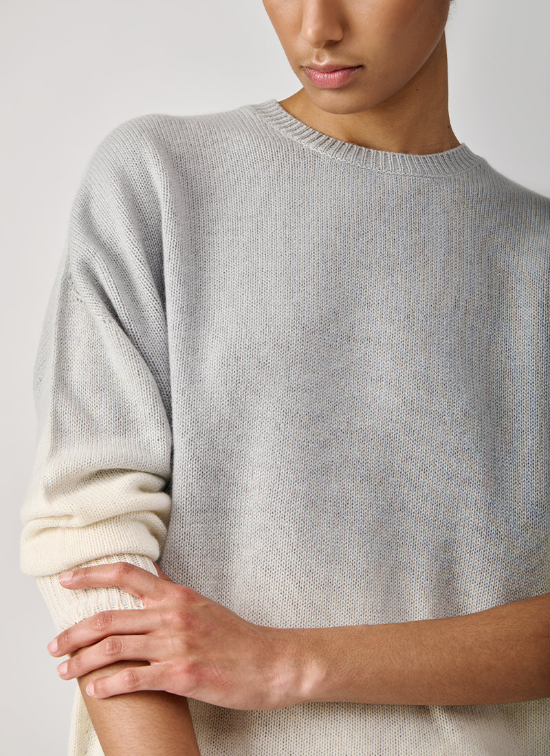 Fabiana Filippi Dip Dyed Oversized Crew Neck Sweater