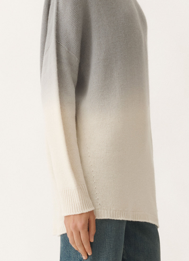 Fabiana Filippi Dip Dyed Oversized Crew Neck Sweater