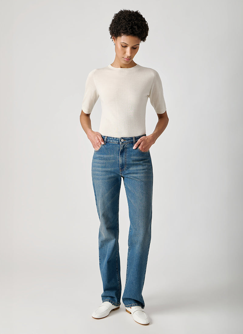 Narni Straight Leg Jeans Fabiana Filippi Andrews