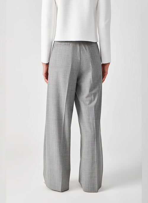 Fabiana Filippi Bi-Stretch Wool Wide Leg Trouser