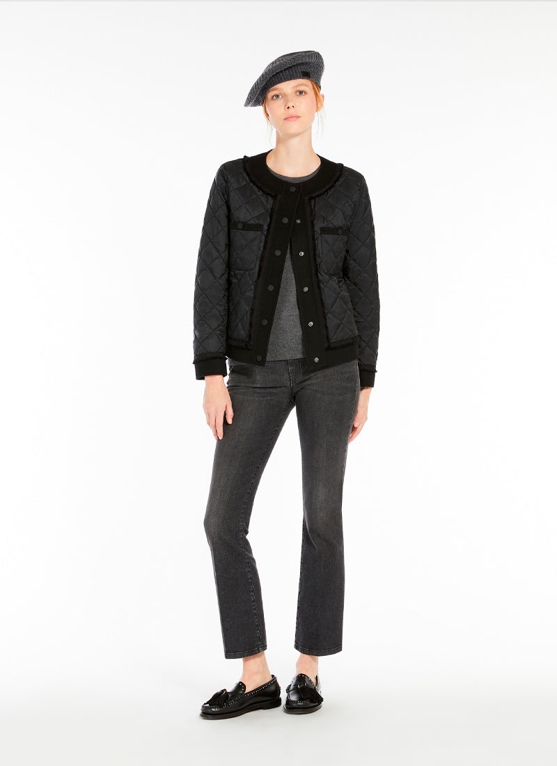  Ferro Crop Quilted Jacket Max Mara Weekend Andrews 