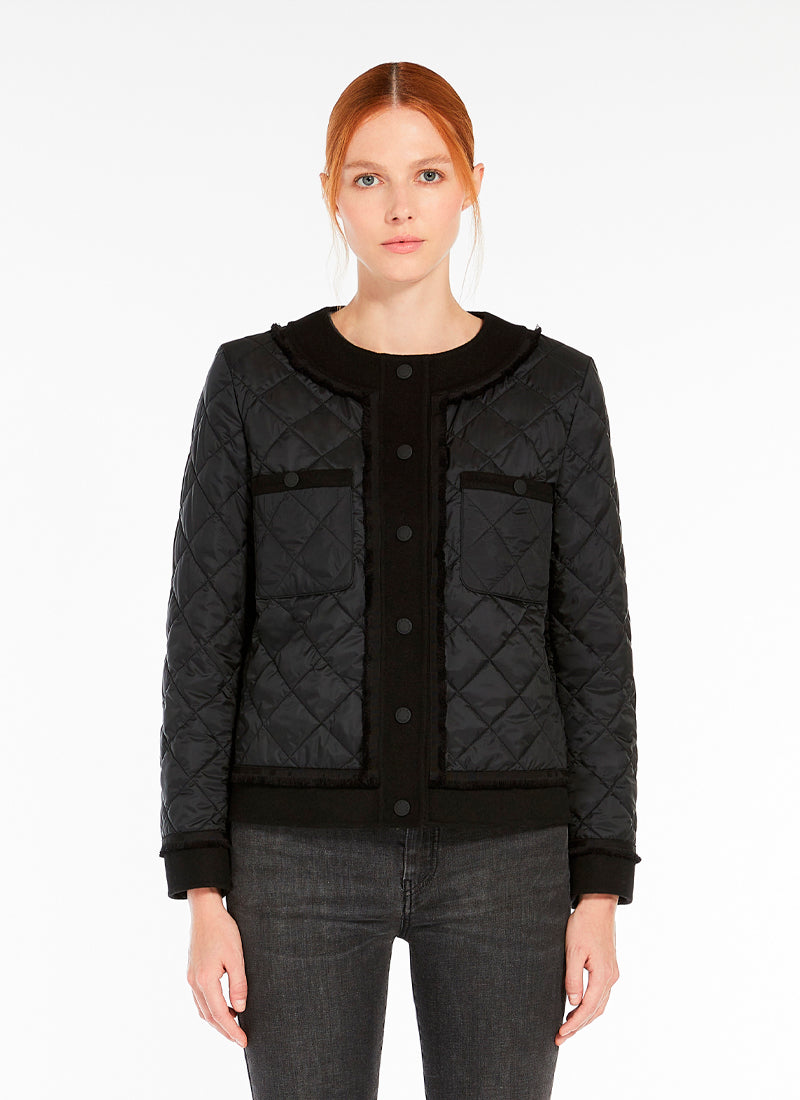  Ferro Crop Quilted Jacket Max Mara Weekend Andrews 