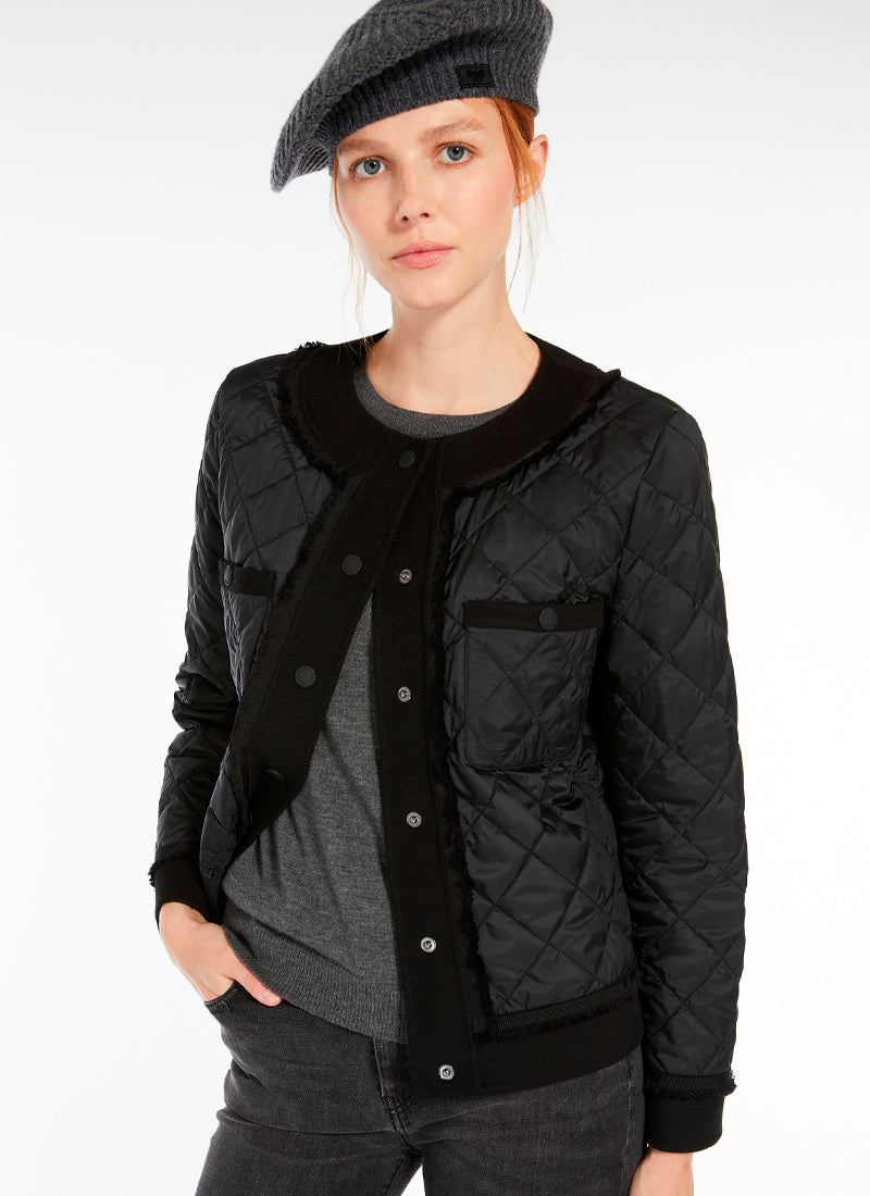  Ferro Crop Quilted Jacket Max Mara Weekend Andrews 