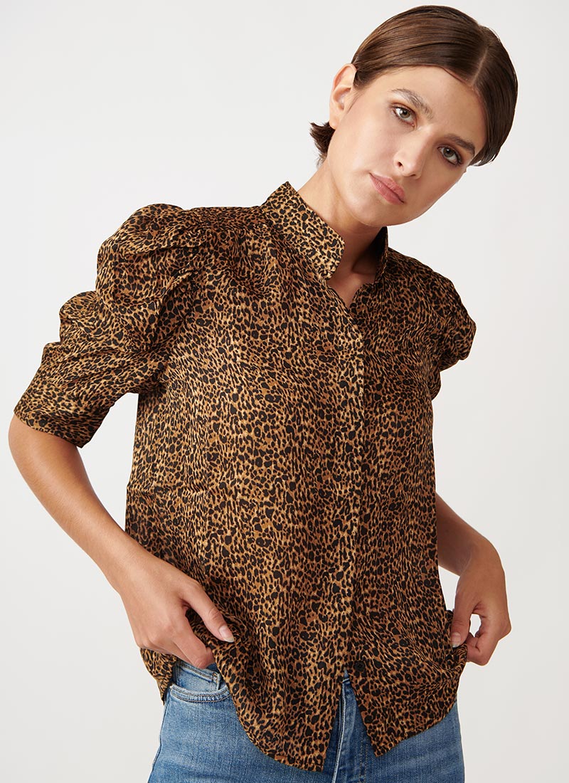 Frame Gillian Leopard Top