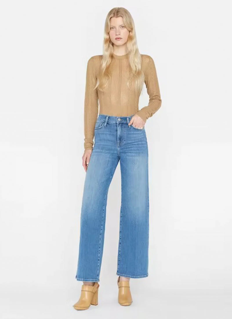 Le Slim Palazzo Jeans