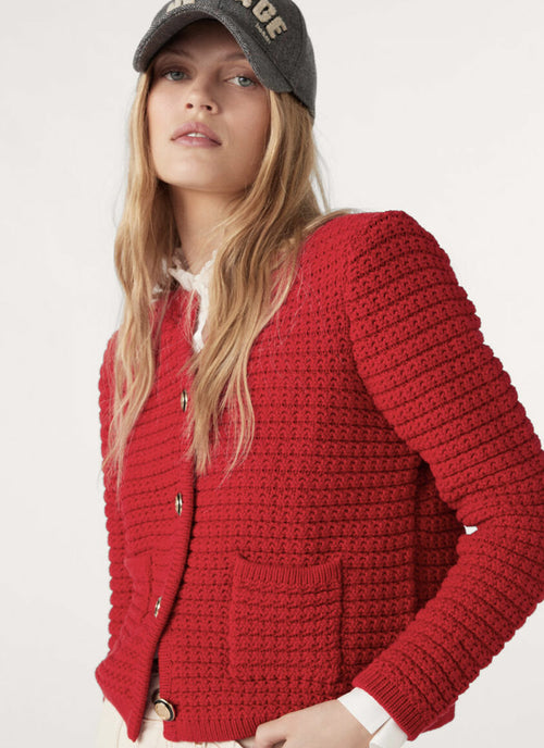 ba&sh Gaspard Knitted Cardigan