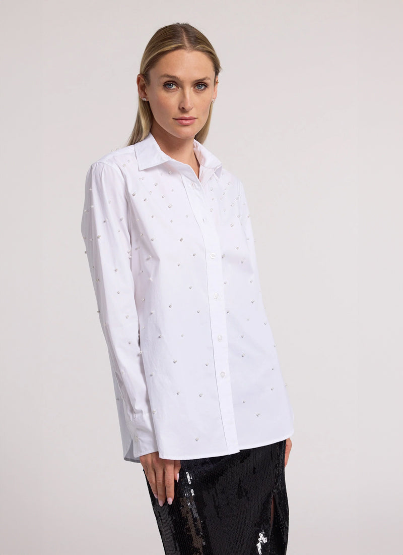 Marcello Pearl Poplin Shirt