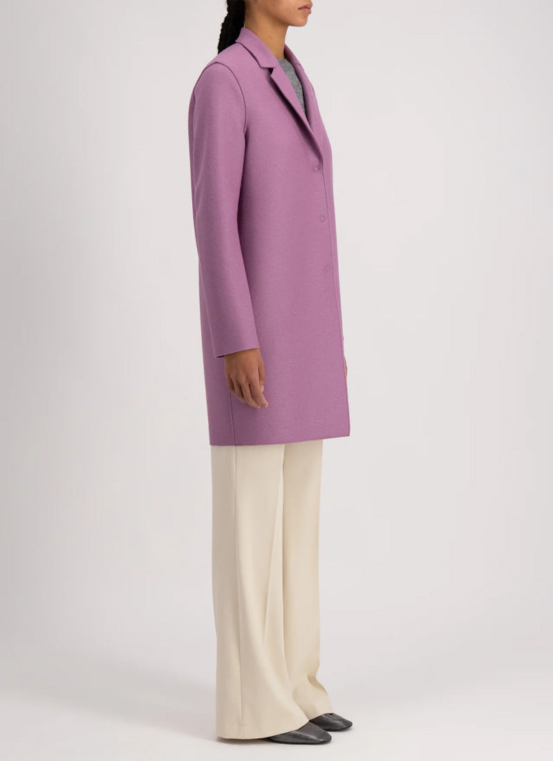 Harris Wharf London Cocoon Pressed Wool Coat