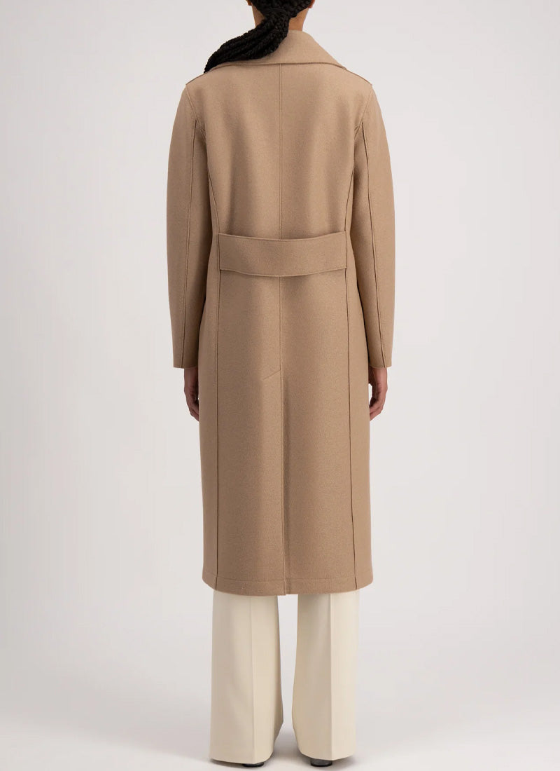 Harris Wharf London Military Pressed Wool Coat