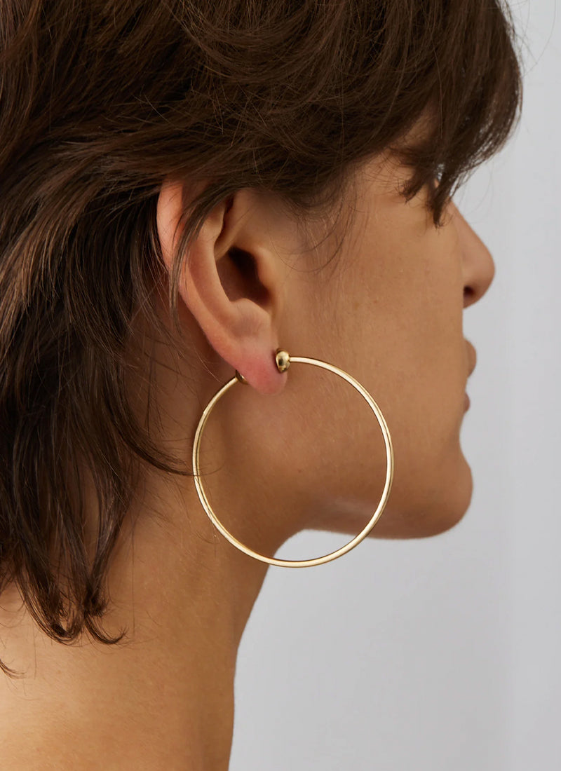 Jenny Bird Medium Gold Icon Hoops