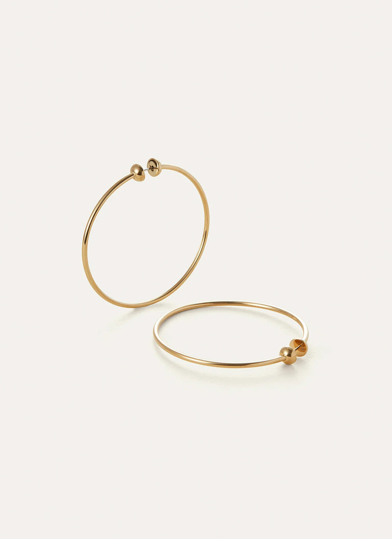 Jenny Bird Medium Gold Icon Hoops