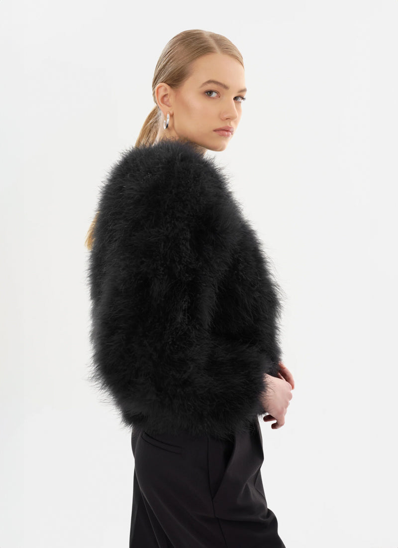 Lamarque Deora Feather Jacket