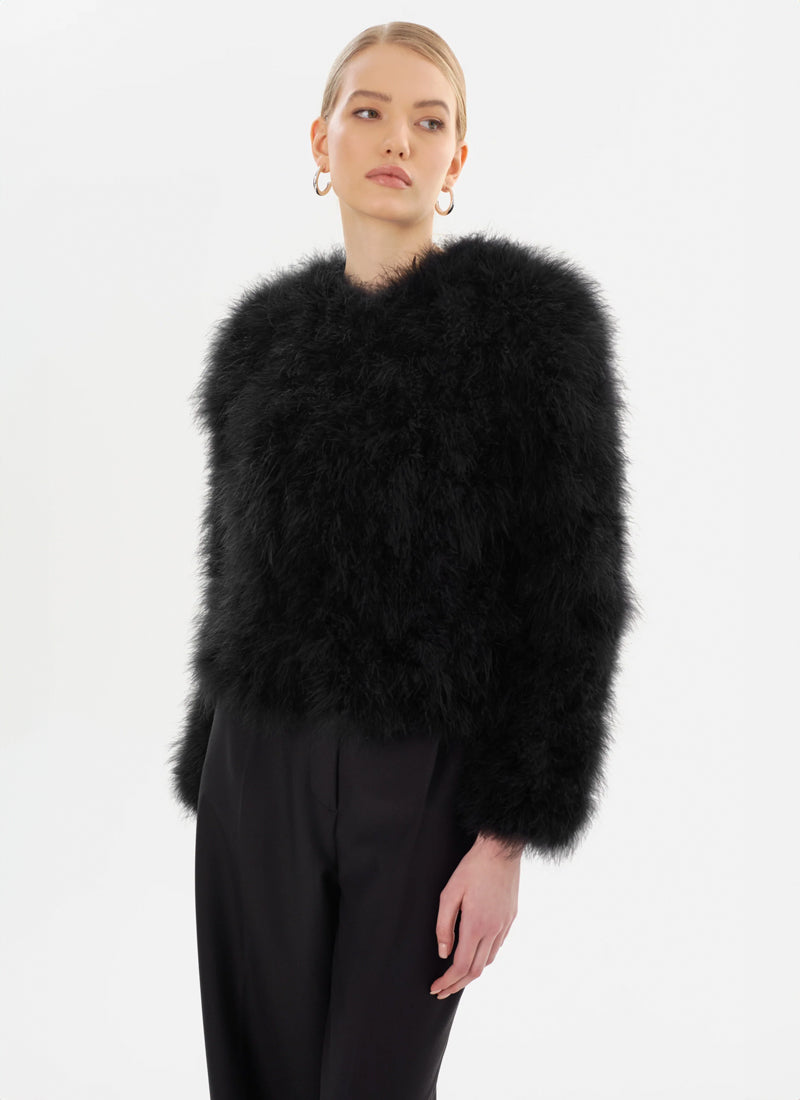 Lamarque Deora Feather Jacket